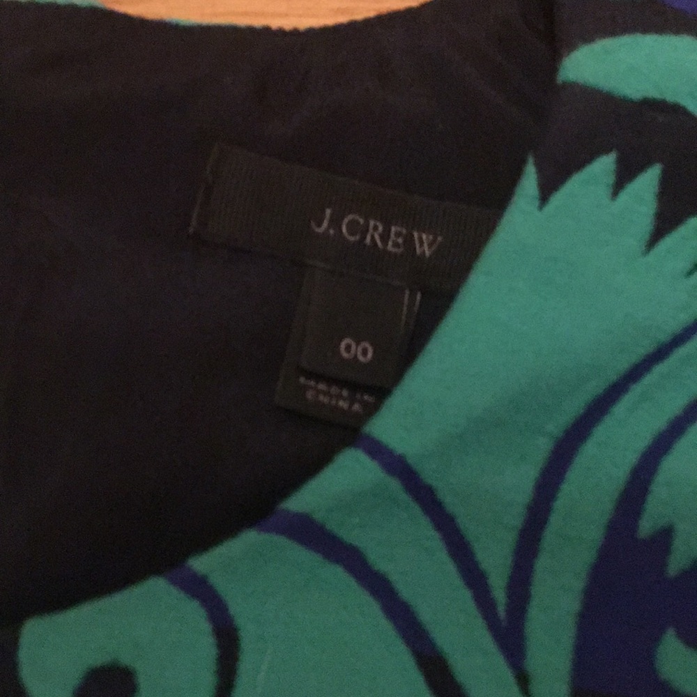 J. Crew 🌿 Vineyard Jacquard Dress 00 - Picture 4 of 6